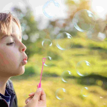 24 Vnt Mini Burbulas Kimštiniai Žaislai, Burbuliukų Vaikai Lazdos Tuščios Meilės Plastiko Pripildyti Vaikas Nuotrauka