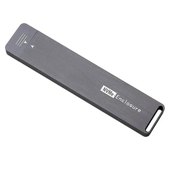 NVME Su USB3.0 Išorinio Standžiojo Disko Dėžutė Paramos 2230 2242 2260 2280 HDD Kortelių Adapterį Nuotrauka