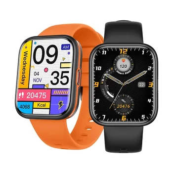 Mados Smart Žiūrėti DV03 Vyrai Moterys 1.91 colio Didelis Ekranas, Bluetooth Ryšį AI Balso Asistentas NFC Sporto Fitness Tracker Smartwatch Nuotrauka