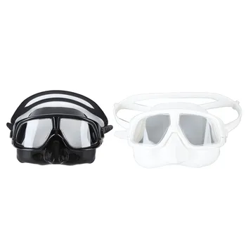 Plaukimo Akiniai Silikono Diržas Anti Rūko Nardymo Akiniai Aišku, Gero Žiūrėjimo Sandarinimo UV Prevencijos Snorkeling Nuotrauka