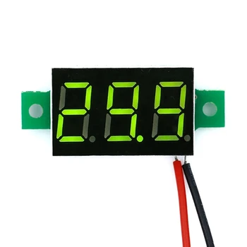 LED Digital Voltmeter DC2.4-30 V Matuoklis, Automobilio Motocycle Detektorius Nuotrauka