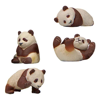 Galiniu Langu Miniatiūriniai Panda Figūrėlės Žaislas Darbalaukio Gyvūnų Namų Dekoro Tiekimo Dekoratyvinis Nuotrauka