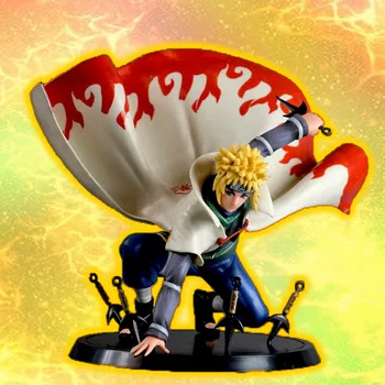Naruto Minato Namikaze Anime Veiksmų Skaičius, Modelis 15CM PVC Statula Kolekcines Kokybės Užtikrinimo Žaislai Vaikams Nuotrauka
