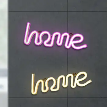 Neon Modeliavimo Lempos Dekoratyvinis Neoninis Ženklas, Šviesos, Gražus ieško Anti-rust Namuose Formos LED Laišką Lempa Šalis Nuotrauka