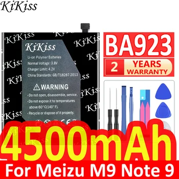 KiKiss Už Meizu 9 Pastaba Note9 M9 M923H Išmanųjį telefoną BA923 BA 923 4500mAh Aukštos Kokybės Baterija + Sekimo Numerį Nuotrauka