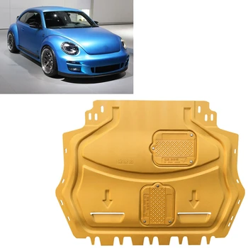Volkswagen VW Beetle (2012-2015 M.) Pagal Variklio apsaugos departamentas Splash Shield Anit Slydimo Plokštė Padengti Mudguard Automobilių Liejimo Purvo Sparnas Nuotrauka