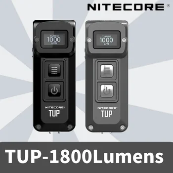 NITECORE TUP Žibintuvėlis 1000 Liumenų USB Įkrovimo Multi-gali OLED ekranas Built-in 1200mAh Baterija Didelės Galios Blykstė Nuotrauka