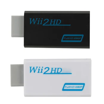 WII su HDMI suderinamus Konverteris 1080P Adapteris, 3,5 mm Audio PC HDTV Monitorius Nuotrauka