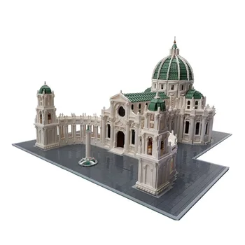 SS-15896 Garsaus Miesto Barokine Katedra Surinkti Sujungimas Building Block Modelis 13304 Dalys Suaugusiųjų Vaikų Gimtadienio Žaislą Dovanų Nuotrauka