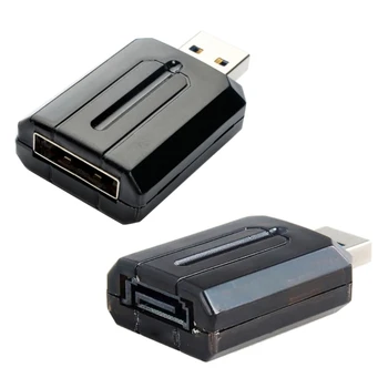 Didelės Spartos USB Converter /USB eSATA Adapteris palaiko Hot Swapping už Didelės Talpos atmintinės Nuotrauka