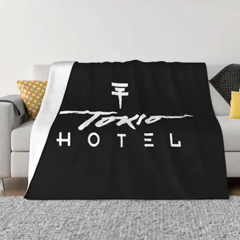 Tokio Hotel Roko Vilnos Antklodė Šilta Mesti Pledai Namų Sofos, Lova, Kilimas Nuotrauka