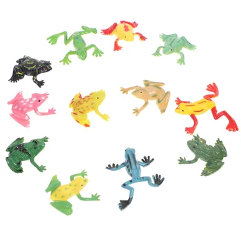 Imituojamas Tropinių Medžių, Varlės Modelis Dekoro Ornamentą Vaikų Skaičius Vaikų Figūrėlės Plastiko Nuotrauka