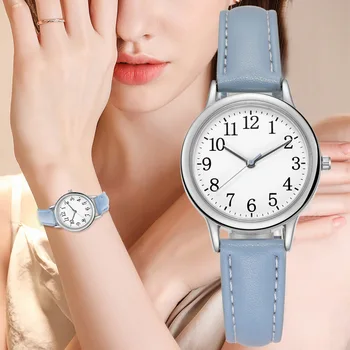 Naujas Paprastas Skaitmeninis Mados Moterų Kvarco Žiūrėti Kompaktiškas Diržo Ponios Laikrodžiai, moteriški Laikrodžiai, Didmeninė Nuotrauka