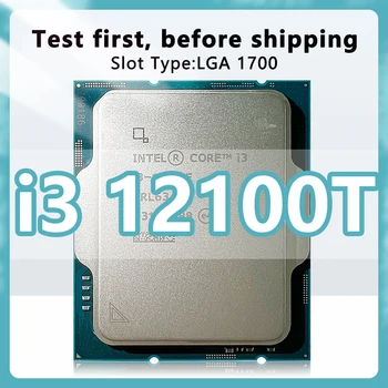 Core i3-12100T oficiali versija CPU 2.2 GHz L3=12MB 35W 4 Branduolių 8 Thread 7nm Naujų 12thGeneration Procesoriaus Lizdo LGA1700 Nuotrauka