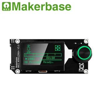 Makerbase MKS MINI12864 V3 Įdėkite SD Kortelės Pusėje LCD Smart Ekranas Ekranas 3D Spausdintuvo Dalys MKS SKR VARNAS mini 12864 Nuotrauka