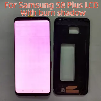 Originalus Ekranas Samsung Galaxy S8 Plius G955 G955F LCD Galaxy S8+ Ekranas Touch Screen s8plus skaitmeninis keitiklis Su Burn Šešėlis Nuotrauka