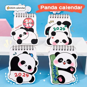 2023 Panda Stalinis Kalendorius Mielas Kūrybos MIni Stalo Kalendorius Darbalaukio Pastaba Planuotojas Kasmet Darbotvarkės Kasdien Planavimo, Darbo Stalo Reikmenys Nuotrauka