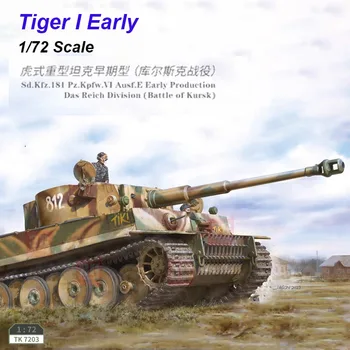 1/72 Surinkti Bakas Modelis Tigras Sunkusis Tankas Anksti Tipas Nuotrauka