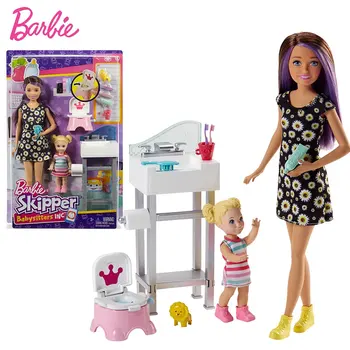 Barbie ' s Little Baby Nurse Princesė Dress Up Girl Žaisti Šeimos Vaikų Žaislai Mergina Gimtadienio Dovana FHY97 Nuotrauka