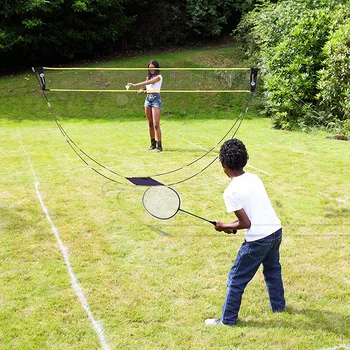 Nešiojamų badmintono net su sulankstomas krepšys tenisas, tinklinis badmintono ju Nuotrauka