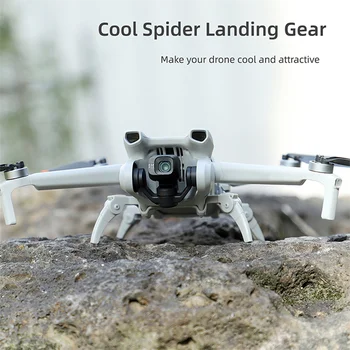 Drone Padidinti Stovo, Trikojo Pluoštas Dirželis Lankstymo Voras važiuoklė už DJI Mini 3 Priedai Propelerio Laikiklis važiuoklė Nuotrauka