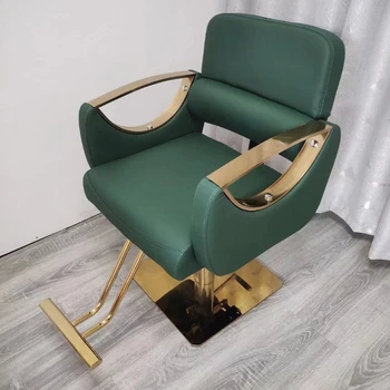 Verpimo Geležinkelių Barber Kėdės Šukuosenų Recliner Manikiūro Barber Kėdės Veido Silla Barberia Prekybos Baldai YQ50BC Nuotrauka