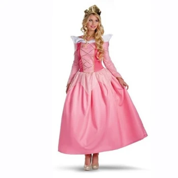 Moterų Fancy Dress Miegančioji Gražuolė Princesė Aurora Helovyno Cosplay Kostiumas Nuotrauka